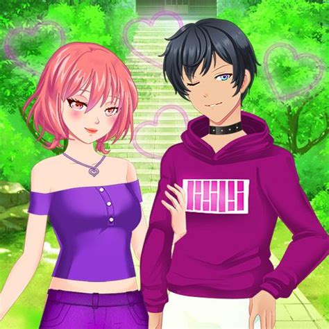 Anime Couple Dress Up Game Play Online At Gamemonetize