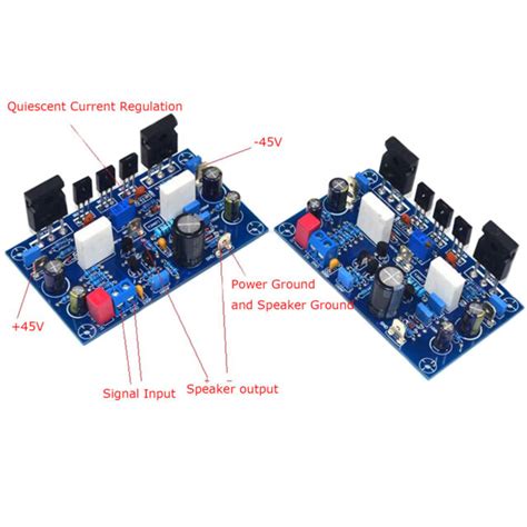 One Pair Irf W W Assembled Fet Mos Stereo Amplifier Board For