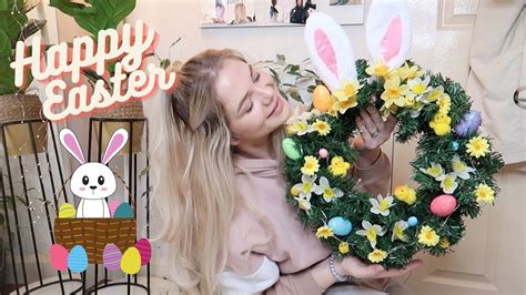 Easter Wreath Diy Using Poundland Props Youtube