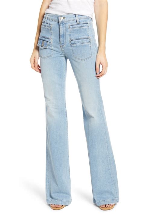 7 for all mankind® georgia high waist flare jeans roxy lights nordstrom