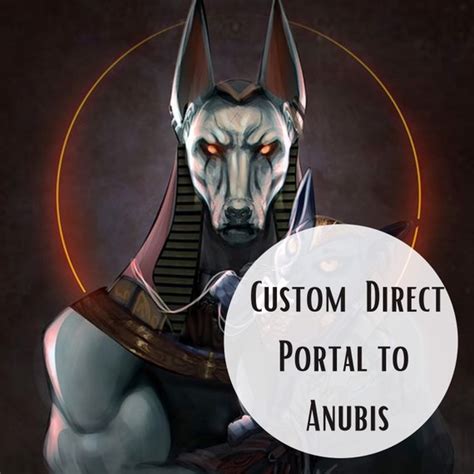 Custom Conjure Direct Portal To Egyptian God Anubis Immortal Etsy