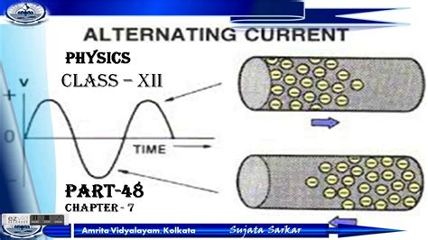 Physics Class Xii Part 48 Chapter 7 Alternating Current Youtube