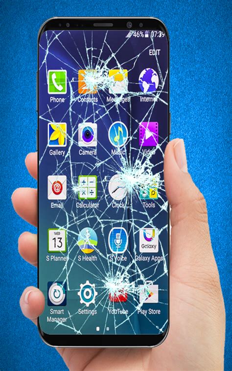 Broken Phone Screen Prank Freeauappstore For Android