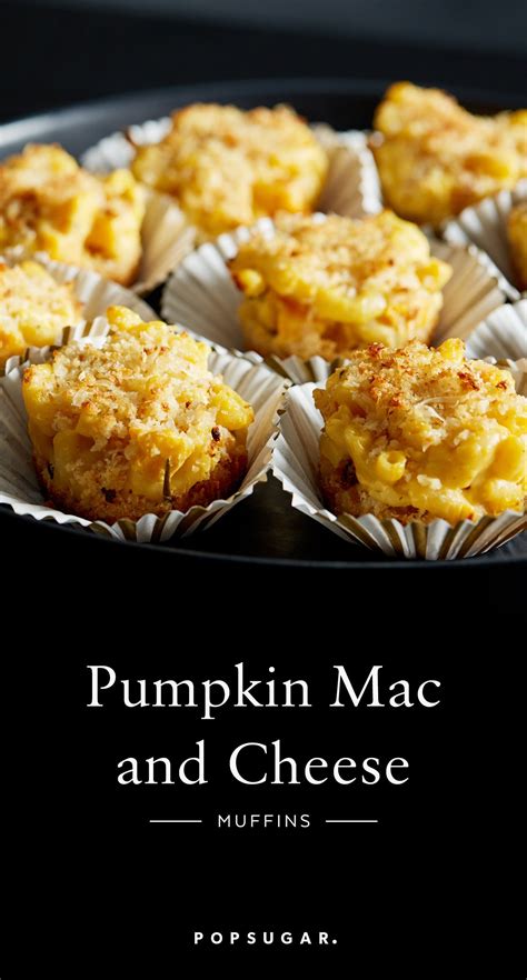 Spoon pasta mix into muffin tins and sprinkle each muffin cup with remaining monterey jack cheese and panko. These Pumpkin Macaroni and Cheese "Muffins" Are the ...