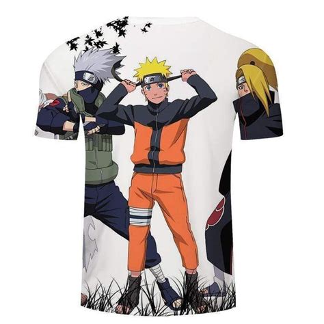 Cosplay Kakashi Hatake Naruto Uzumaki Sasuke Uchiha Sakura H Anime T Shirt Funny Cartoon Tee