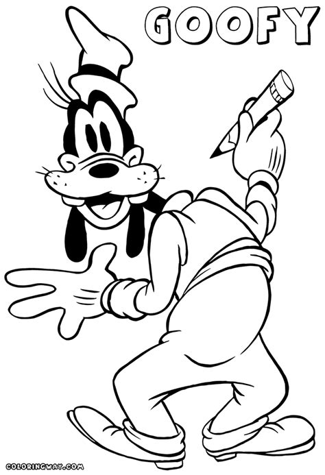 Goofy Coloring Pages Coloring Pages To Download And Print