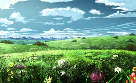 Landscape Scene Anime K Wallpapers Wallpaper Cave