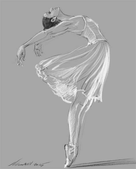 Daily Sketch 4297 By Nosoart Dancing Drawings Sketches Ballet Drawings