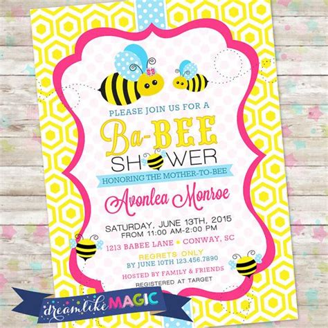 Sweet As Can Bee Baby Shower Invitations Baby Shower Invitations