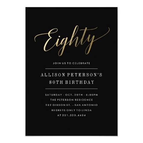 What to write in 80th birthday card #1 happy 80th birthday! Pin on The Best Birthday Invitations