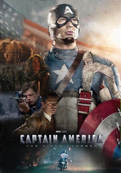 Captain America Fan Poster By Bigbmh On Deviantart