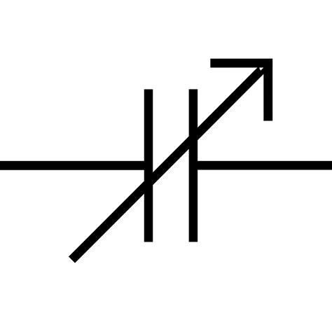 Variable Capacitor Symbol - ClipArt Best