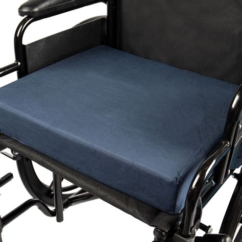 Dmi Polyfoam Wheelchair Cushion Standard Navy 16 X 18 X 2
