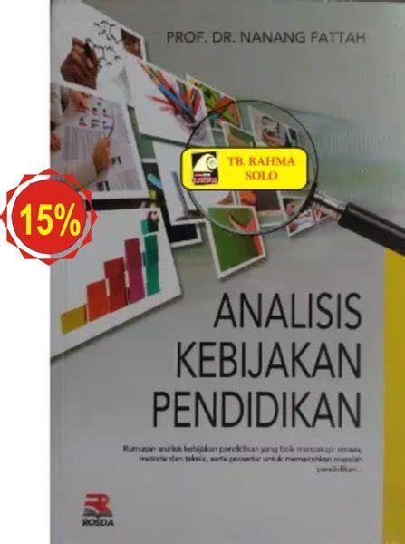 Analisis Kebijakan Pendidikan Prof Dr Nanang Fattah Jual Beli Buku My