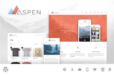 Aspen - Multipurpose WordPress Theme | Creative wordpress themes, Wordpress theme, Wordpress ...