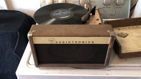 Audiotronics 312t Classroom Record Player Diy Bampa Cartridge Mod