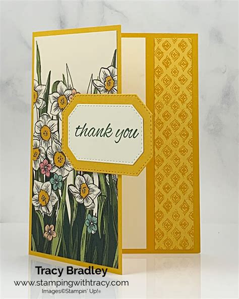 Stampin Up Daffodil Afternoon Designer Series Paper Stamping With