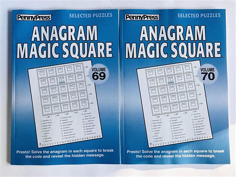 Volumes 69 And 70 Of Anagram Magic Squares