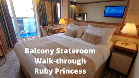 Balcony Stateroom Walk Through I Ruby Princess Youtube