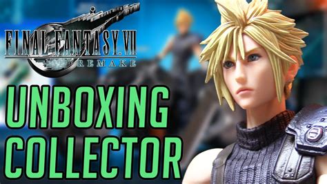 Ff7 Remake Unboxing Du Collector Edition 1re Classe Youtube