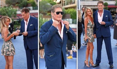 David Hasselhoff 69 Steps Out With Wife Hayley Roberts 42 As She