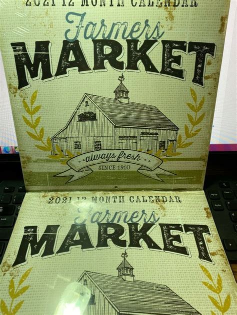 So, these little dollar tree calendars have been alllll the rage lately! 2021 Dollar Tree Calendar Farmers Market in 2020 | Dollar tree crafts, Dollar tree, Calendar craft