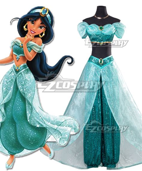 Disney Aladdin Princess Jasmine Dress Cosplay Costume New Edition Ph