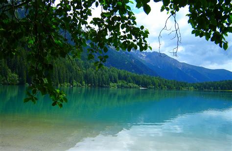Nature Landscape Lake Forest Leaves Mountain Tyrol