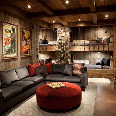 14 Awesome Man Cave Spaces For Watching The Big Game Rustic Living