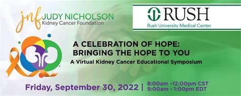 A Celebration Of Hope Judy Nicholson Kidney Cancer Foundation