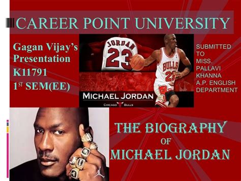 Michael Jordan Biography Ultimate Ppt
