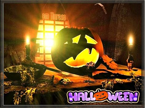 Titre De Dessin Animé De Mariage De Halloween - Halloween Jack o lantern - image animée GIF