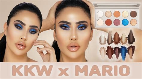 kkw beauty x mario first impressions brittanybearmakeup youtube