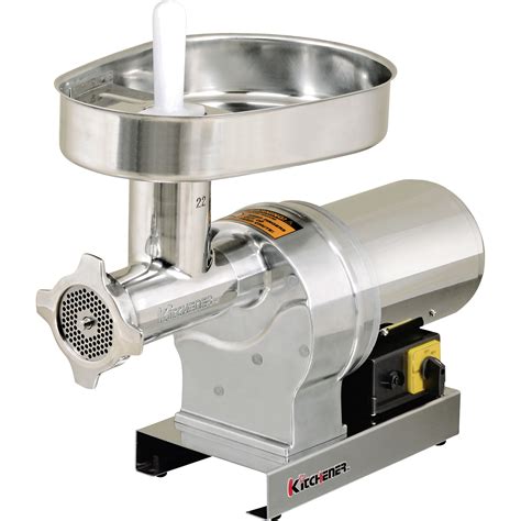 Kitchener Electric Meat Grinder — 22 Stainless Steel 1 Hp
