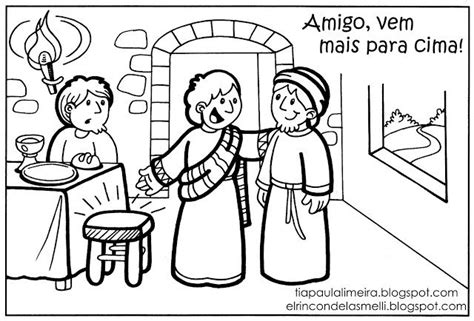 Tia Paula Evangelização Infantil Atividades Lucas 14