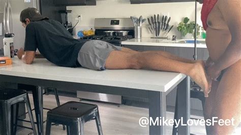 Master Neymar Kitchen Island Footjob Gay Feet Gay Foot Fetish