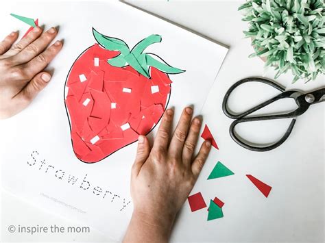 Five Strawberry Craft Ideas For Kids Free Printable Templates