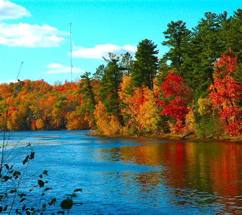 Autumn Nature Forest Lake Landscape Trees Water Hd Wallpaper Peakpx