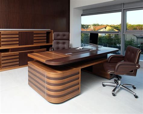 Edoc Ceo Double Pedestal Luxury Executive Desks In High Quality Wood