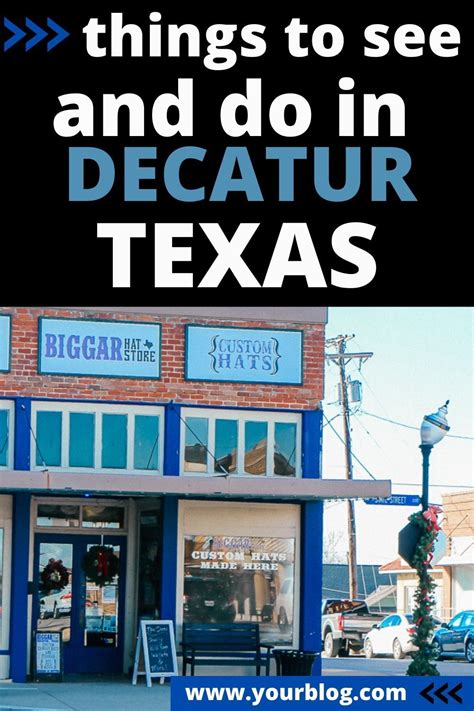 Small Town Awesomeness Six Things To Do In Decatur Texas Where To