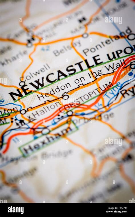 Newcastle England Map Hi Res Stock Photography And Images Alamy