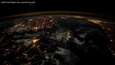 Stunning Earth From Space Time Lapse Video The Uk To Asia Iss Images