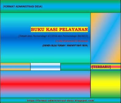Contoh peraturan desa nomor 1 tahun 2019. Buku Administrasi Kasi Pelayanan Desa [Contoh Format ...
