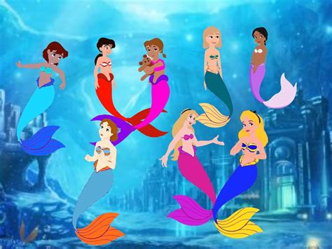 Disney Girls Mermaid Time Request By Theemperorofhonor On Deviantart