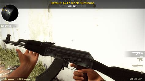 Default Ak47 Black Furniture Counter Strike Global Offensive Mods