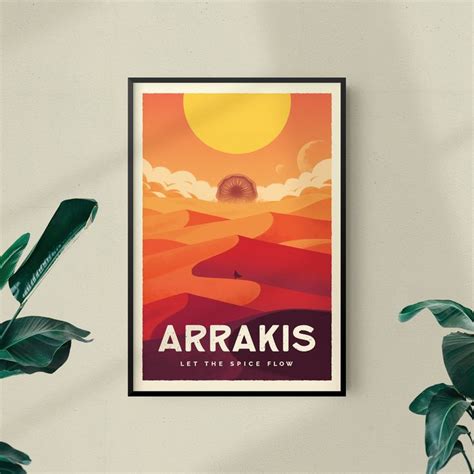 Arrakis Travel Poster Travel Posters Original Artists Art Prints
