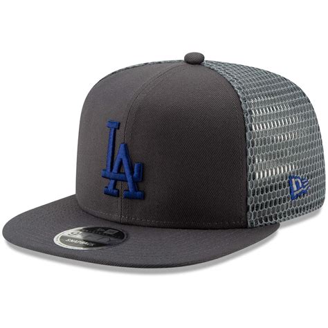 New Era Los Angeles Dodgers Graphite Mesh Fresh 9fifty Adjustable