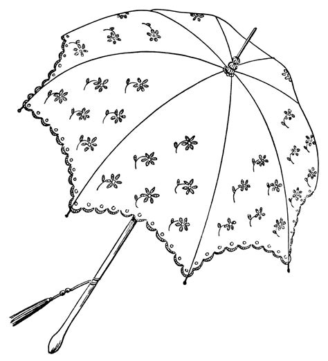 Umbrellas Clipart Black And White Four Umbrellas Stock Illustrations