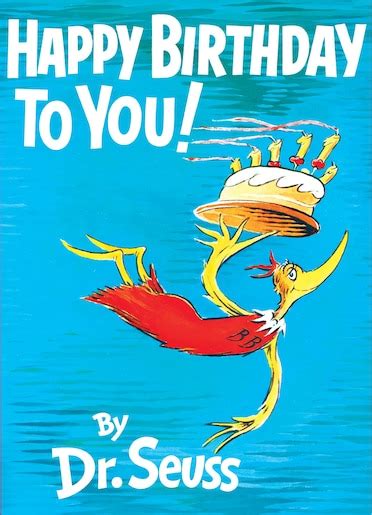 Happy Birthday To You Book By Dr Seuss Hardcover Digoca