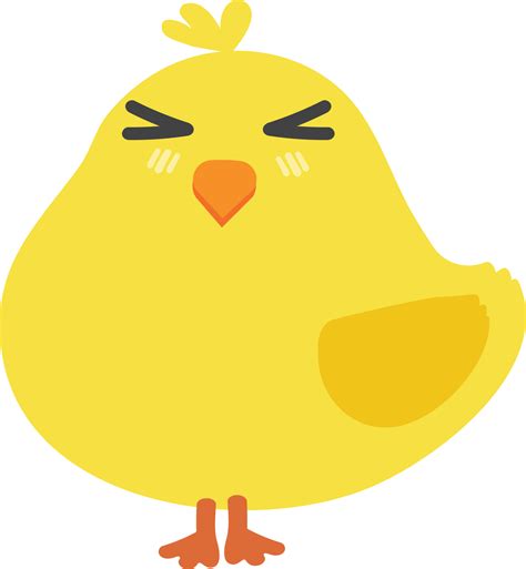 Bored Chick Cartoon Character Crop Out 13995224 Png
